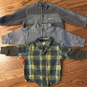 Lot of 3 boys tops/pullovers, Old Navy size 6-12 months